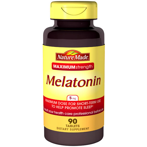 Melatonin 5 mg, 90 Tablets, Nature Made