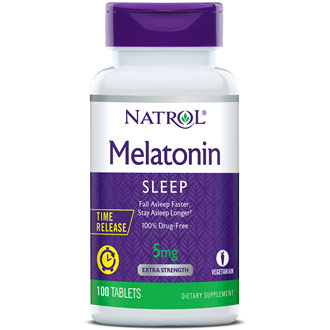 Melatonin 5mg Time Release 100 Tablets, Natrol