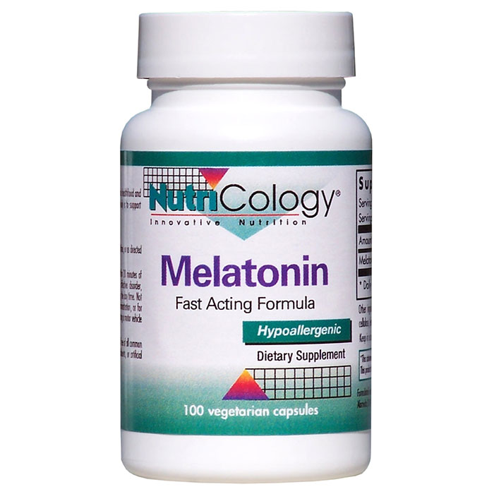 NutriCology/Allergy Research Group Melatonin Fast-Acting 1.3 mg 100 caps from NutriCology