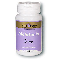 Melatonin Sustained Release 3mg 30 tabs, Thompson Nutritional Products