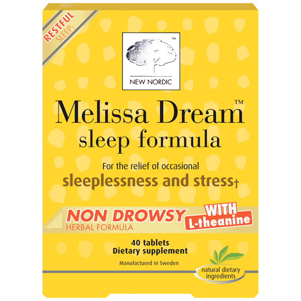 Melissa Dream, Sleep Formula, 40 Tablets, New Nordic