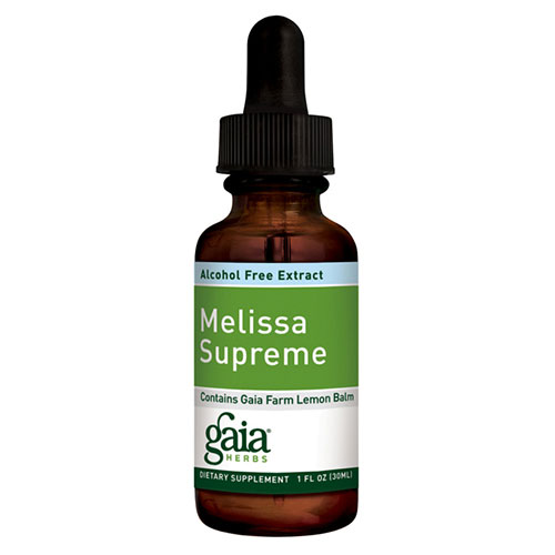 Melissa Supreme Liquid, Alcohol Free, 1 oz, Gaia Herbs