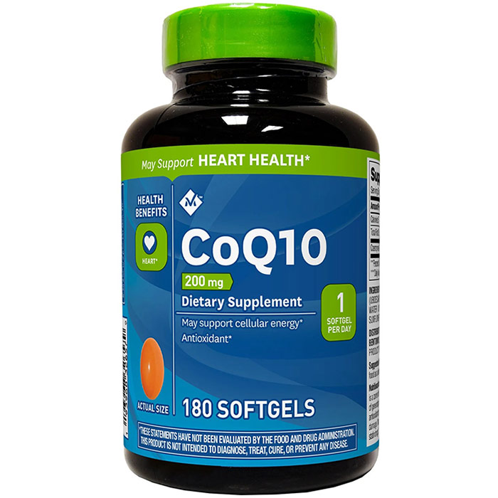 Members Mark CoQ10 (Coenzyme Q10) 100 mg, 180 Softgels