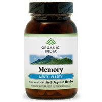 Memory Formula, Mental Clarity, 90 Vegetarian Capsules, Organic India