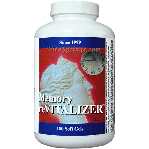 Memory reVITALIZER by Dr. William K. Summers, Memory Enhancement, 180 Softgels