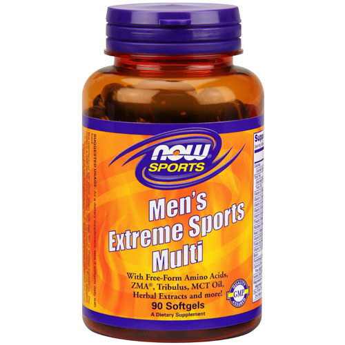 Mens Extreme Sports Multi Vitamins, 180 Softgels, NOW Foods