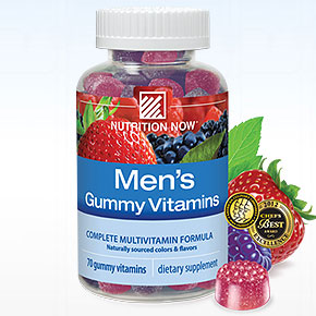 Nutrition Now Men's Gummy Vitamins Chewable, 70 Chews, Nutrition Now