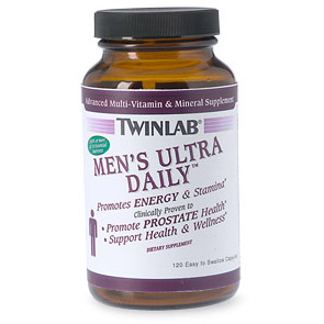 Men's Ultra Daily Multi-Vitamins and Minerals 120 caps from Twinlab 