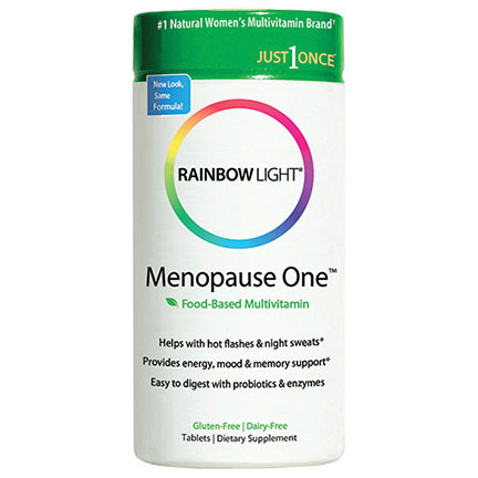 Rainbow Light Menopause One Food-Based Multivitamin, Just Once, 90 Tablets, Rainbow Light