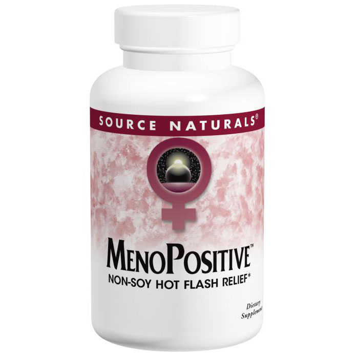 MenoPositive, Value Size, 120 Tablets, Source Naturals