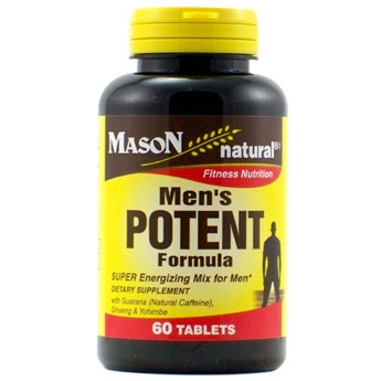 Mens Potent Formula, 60 Tablets, Mason Natural