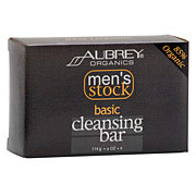 Mens Stock Basic Cleansing Bar, 4 oz, Aubrey Organics