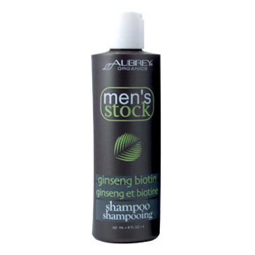 Mens Stock Ginseng Biotin Shampoo, 8 oz, Aubrey Organics