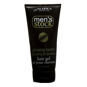 Mens Stock Ginseng Biotin Hair Gel, 6 oz, Aubrey Organics