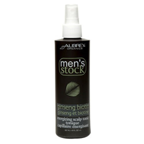 Mens Stock Ginseng Biotin Energizing Scalp Tonic, 8 oz, Aubrey Organics