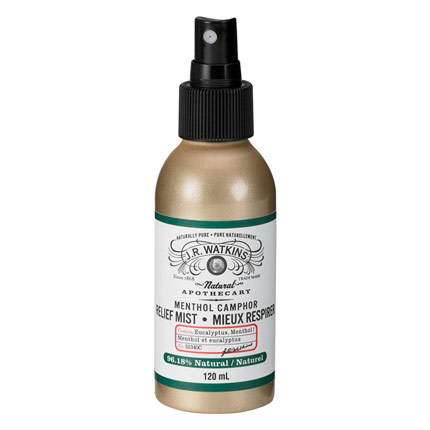 Menthol Camphor Relief Mist, 4 oz, J.R. Watkins