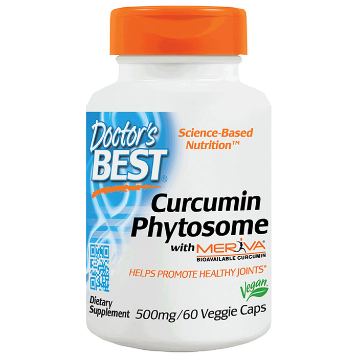 Curcumin Phytosome with Meriva, 60 Veggie Capsules, Doctors Best