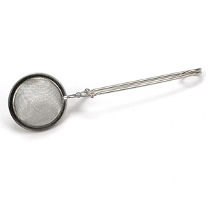 Mesh Tea Ball w/Handle, Stainless Steel, 1.75 Inches, StarWest Botanicals