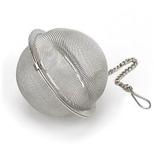 Mesh Tea Ball, Stainless Steel, 2.5 Inches, StarWest Botanicals