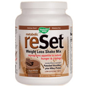 Metabolic ReSet Weight Loss Shake Mix - Chocolate, 1.4 lb, Nature's Way