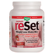 Nature's Way Metabolic ReSet Weight Loss Shake Mix - Strawberry, 1.4 lb, Nature's Way