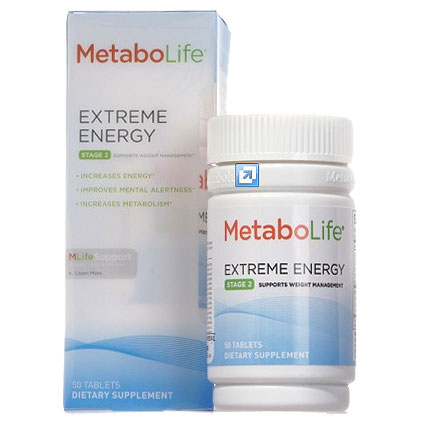MetaboLife Extreme Energy, Weight Management, 50 Tablets, Twinlab