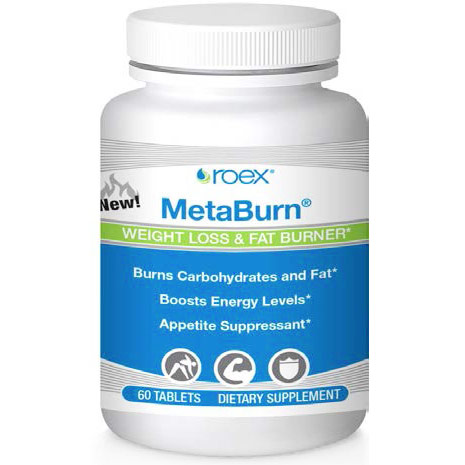 Roex MetaBurn, Weight Loss & Fat Burner, 60 Tablets, Roex