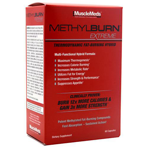 MuscleMeds Methlburn Extreme, Fat Burner, 60 Capsules, MuscleMeds
