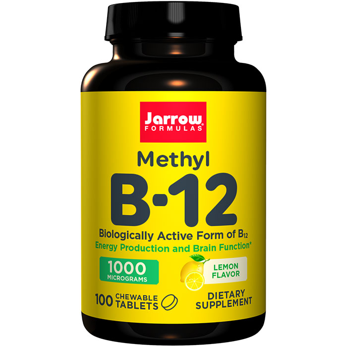 Methyl B-12, Methylcobalamin 1000 mcg 100 lozenges, Jarrow Formulas