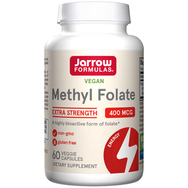 Methyl Folate 400 mcg, 60 Capsules, Jarrow Formulas