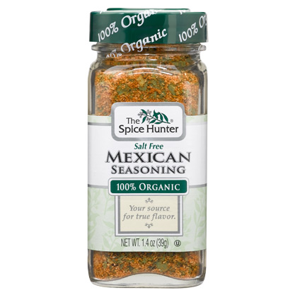 Mexican Seasoning, 100% Organic, 1.4 oz x 6 Bottles, Spice Hunter