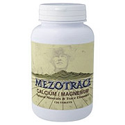Mezotrace Calcium/Magnesium Natural Minerals with Vitamin D, 180 Tablets