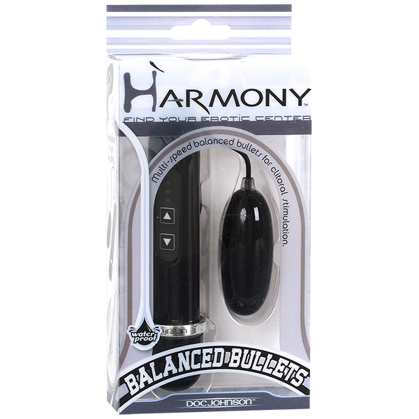Harmony - Balanced Bullets Vibrator - Black, Doc Johnson
