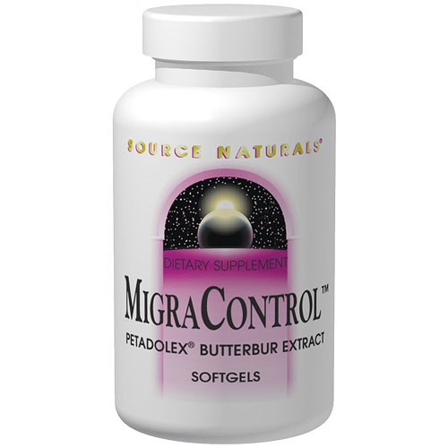 Migra Control, Petadolex Butterbur 50mg, 30 Softgels, Source Naturals