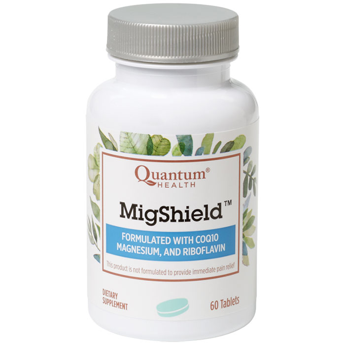 MigShield Formulated with COQ10, Magnesium & Riboflavin, 60 Tablets, Quantum Health