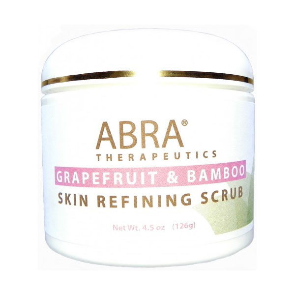 Skin Refining Scrub, Grapefruit & Bamboo, 4.5 oz, Abra Therapeutics