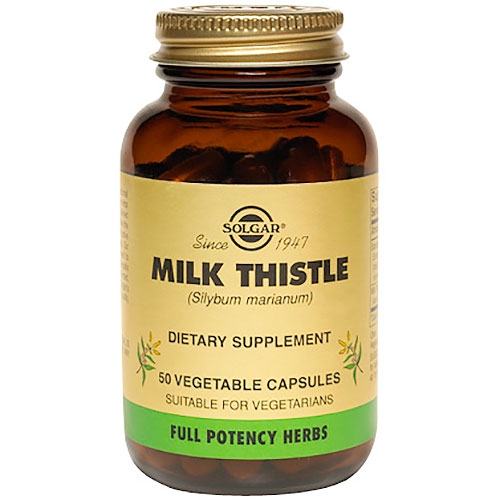 Milk Thistle - Full Potency, 100 Vegetable Capsules, Solgar
