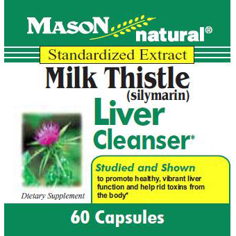 Milk Thistle 150 mg, 60 Capsules, Mason Natural