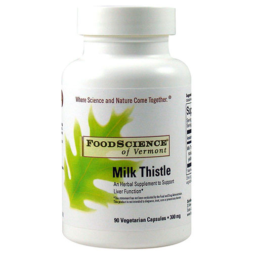 Milk Thistle 300 mg 90 caps, FoodScience Of Vermont