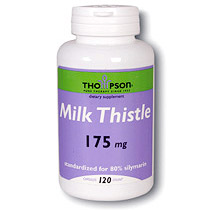 Milk Thistle Extract 175mg 120 caps, Thompson Nutritional Products