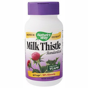 Milk Thistle Extract Standardized 120 vegicaps from Natures Way