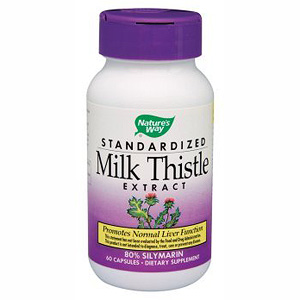 Milk Thistle Extract Standardized 60 caps from Natures Way