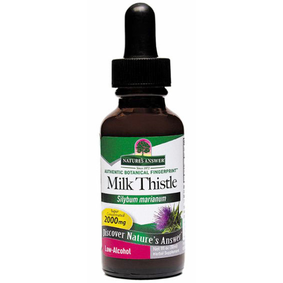 Milk Thistle Extract Liquid 1 oz from Natures Answer