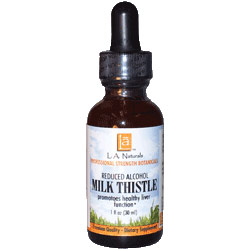 L.A. Naturals Milk Thistle Organic, 1 oz, L.A. Naturals