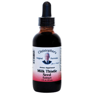 Milk Thistle Seed Extract Liquid, 2 oz, Christophers Original Formulas