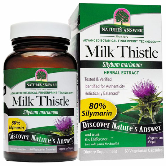 Nature's Answer Milk Thistle Seed Extract Standardized 60 vegicaps from Nature's Answer