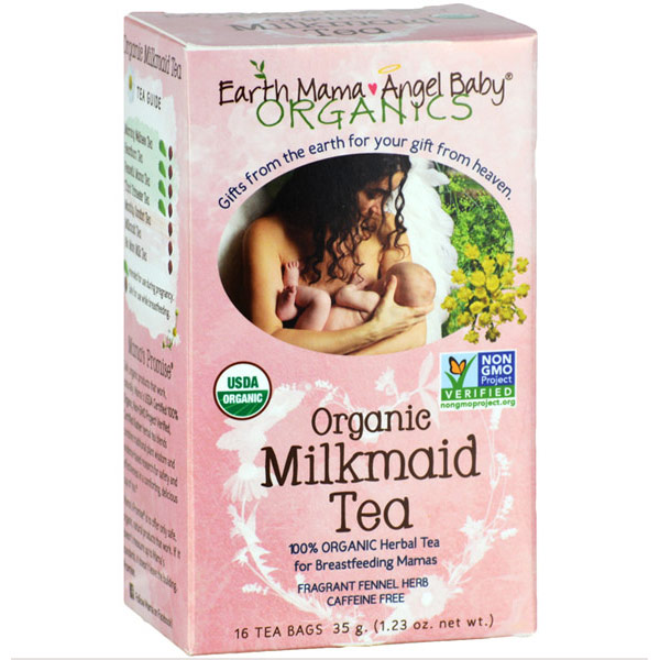 Earth Mama Angel Baby Organic Milkmade Tea, 16 Tea Bags, Earth Mama Angel Baby