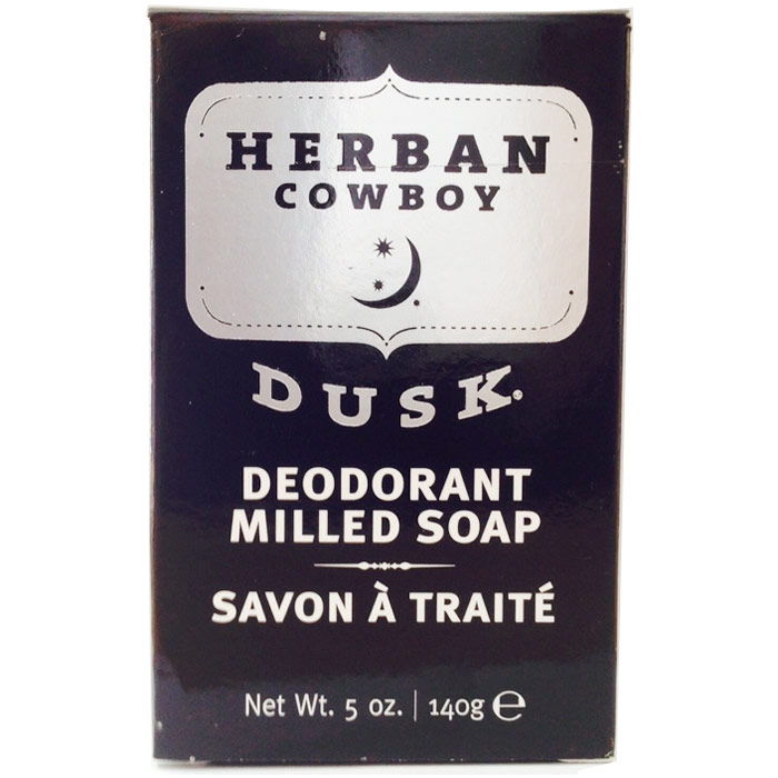Herban Cowboy Dusk Deodorant Milled Soap Bar, 5 oz