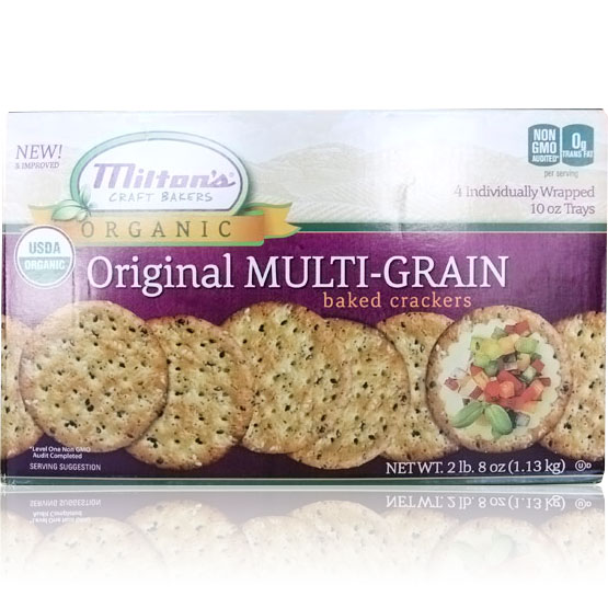 Miltons Craft Bakers Organic Original Multi-Grain Baked Crackers, 1.13 kg