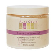 Mineral Bath Lavender Harvest, Aromatherapy Mineral Bath Salt, 16 oz from Aura Cacia